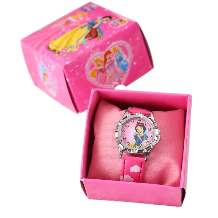 

Disney cartoon quartz wristwatch Princess series Cute Fashion kids watches clock watches metal watch Quartz Buckle Alloy