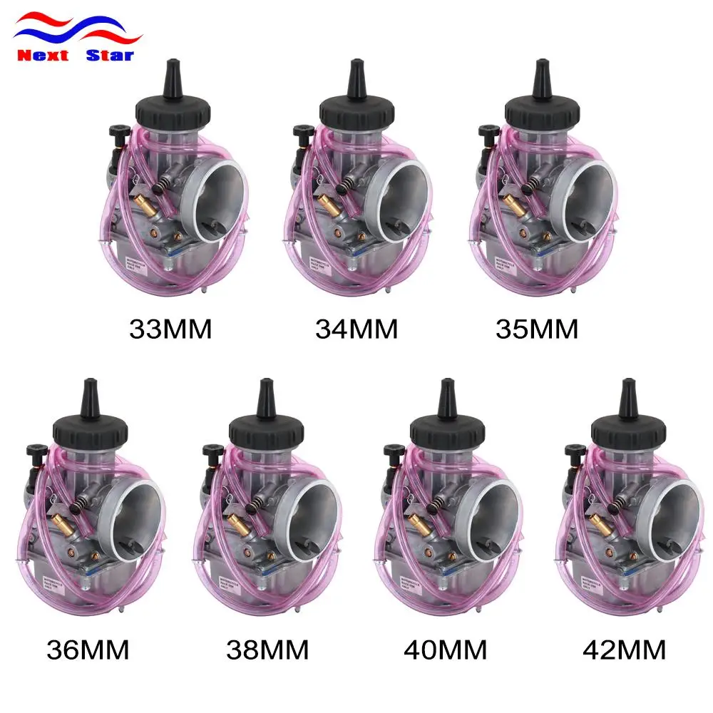 Для PWK 33 34 35 36 38 40 42 для Keihin PWK алюминиевый карбюратор Carburador с мощной струей для гоночного мотоцикла 200cc-450cc