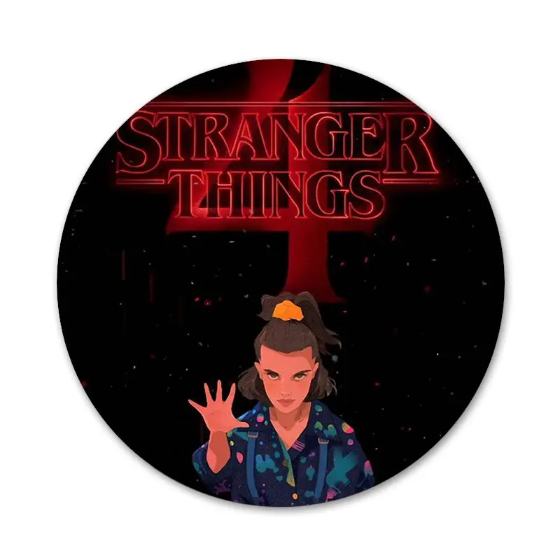 Постер очень странные дела 3 значка значки металлические для украшения одежды