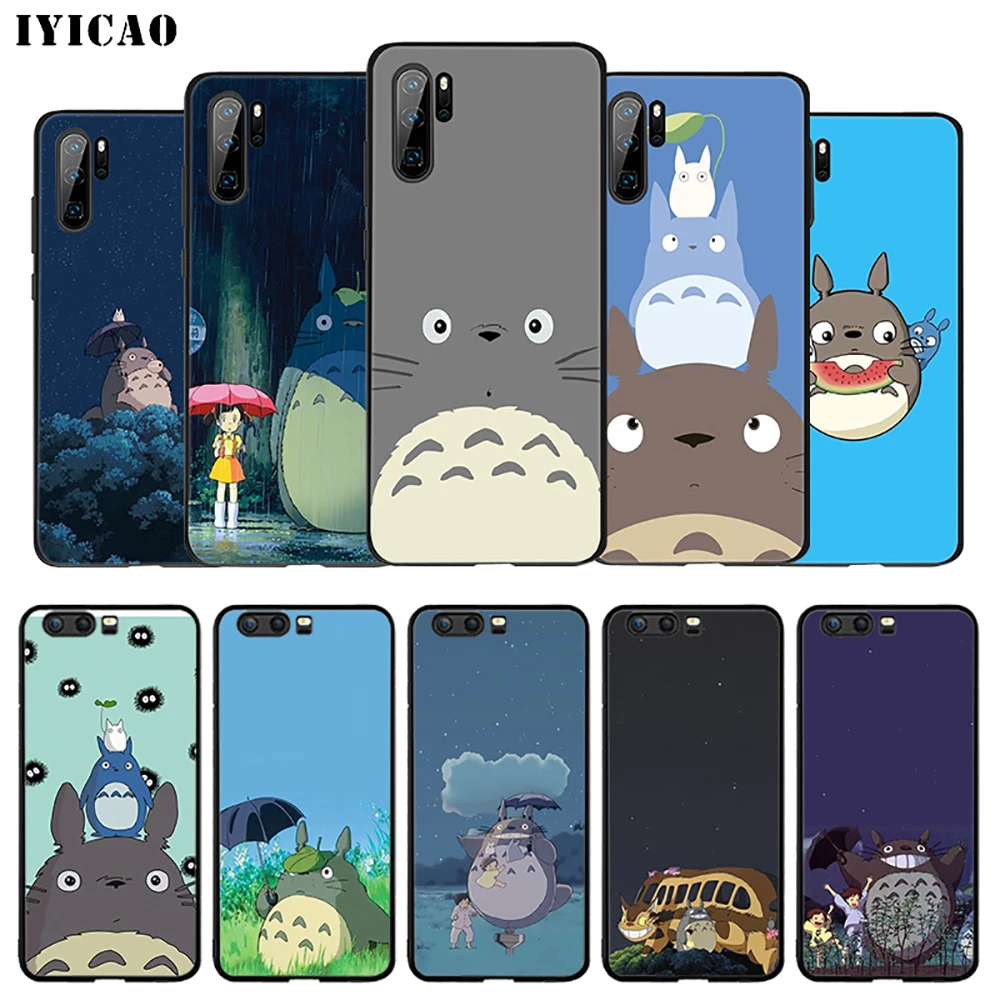 IYICAO My Neighbor Totoro Soft Case for Huawei P30 P20 P10 P9 P8 P Smart Z Plus 2019 Lite Pro 2018 2017 2016 TPU |