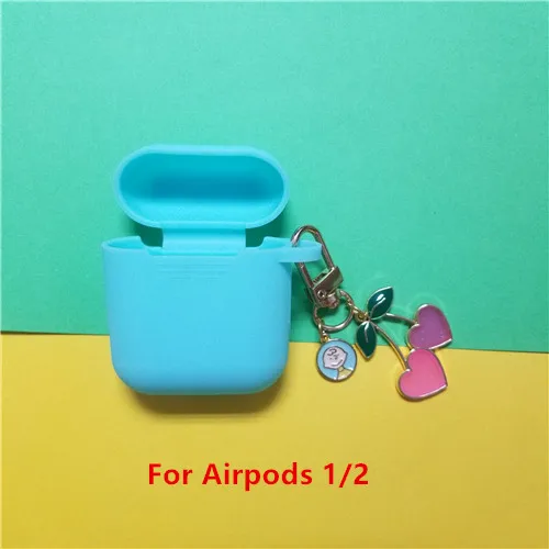 5 Милый силиконовый чехол с подвеской для Apple Airpods Pro Чехол Аксессуары для наушников Bluetooth защитный чехол - Цвет: 5