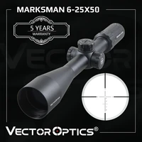 vector optics marksman 6 25x50 riflescope optical rifle scope for hunting tactical target shooting fits real firearms airgun