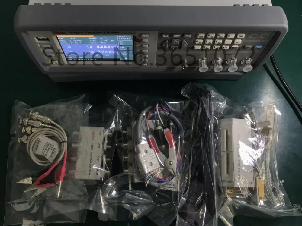 TH2827A Цифровой LCR метр с 20 Гц-300 кГц непрерывный Тест частоты RLC метр
