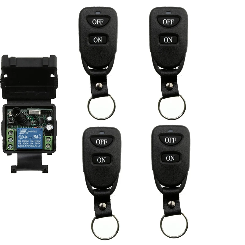 Миниатюрный беспроводной Радиочастотный выключатель света с дистанционным