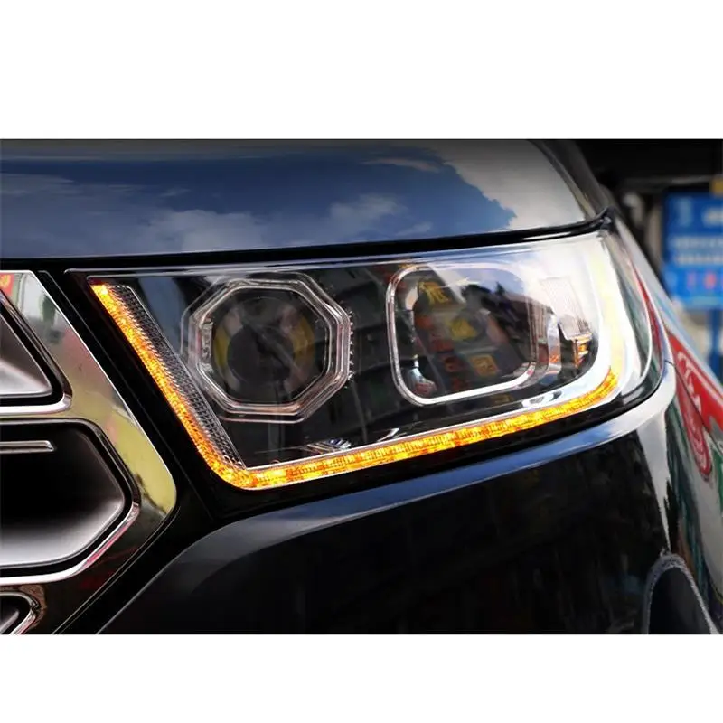 Drl Cob наружные фары для дневных ходовых огней Luces Led Para Автомобильные в сборе 15 16 17 18