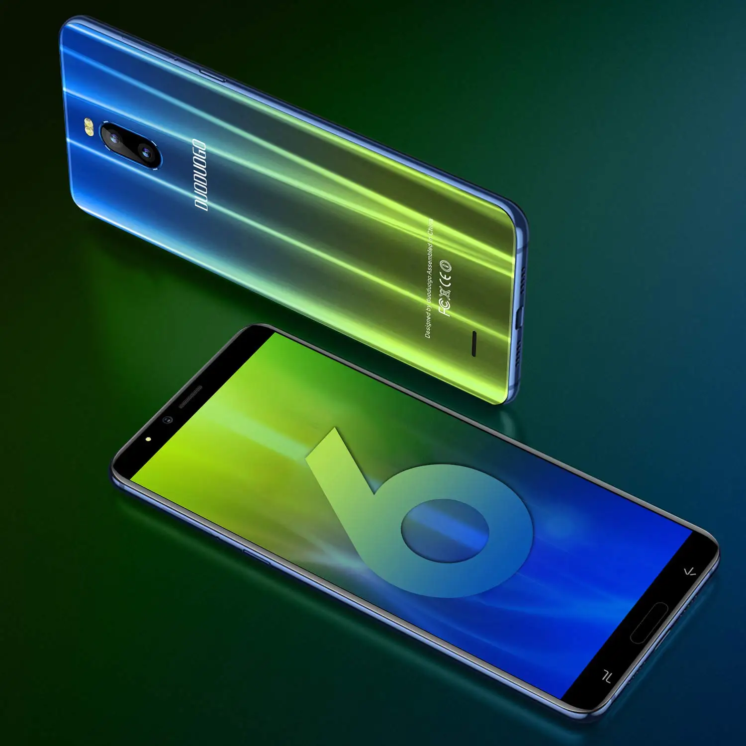 Мобильный телефон DUODUOGO J6+, Android 8,1, 3 Гб ОЗУ, 16 ГБ, 6,0 дюйма, HD экран, две sim-карты, 4800 мАч, мобильный телефон, разблокированные сотовые телефоны