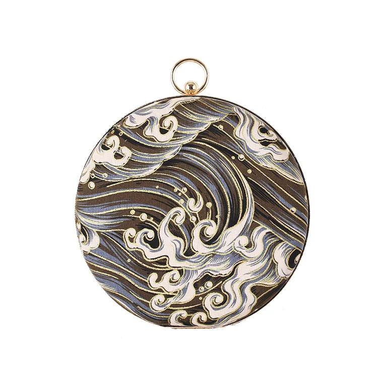 Кошелек со стразами синего цвета женские вечерние сумки свадебное платье