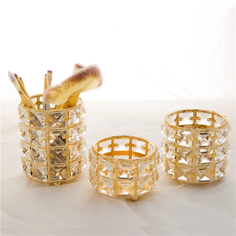 1 шт. креативная трубка для хранения кистей макияжа Хрустальный подсвечник