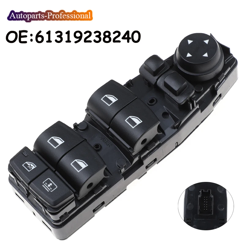 

Car Power Master Control Window Switch For BMW F02 F06 F10 F11 F12 528i 530i 535i 640i 61319238240 61319241915 9241915 9238240