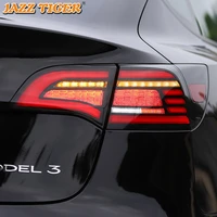 car led tail light taillight for tesla model 3 2016 2021 rear running light brake reverse lamp dynamic turn signal