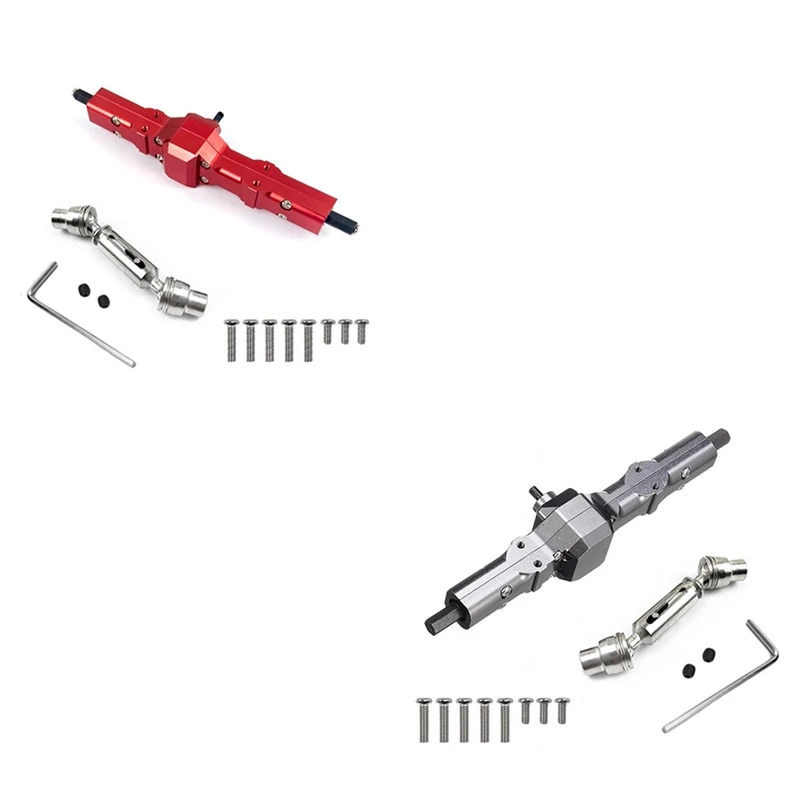 

Для WPL D12 1/12 RC автомобиль металлические детали для модернизации задний мост Шестерни коробка с приводным валом Замена аксессуары