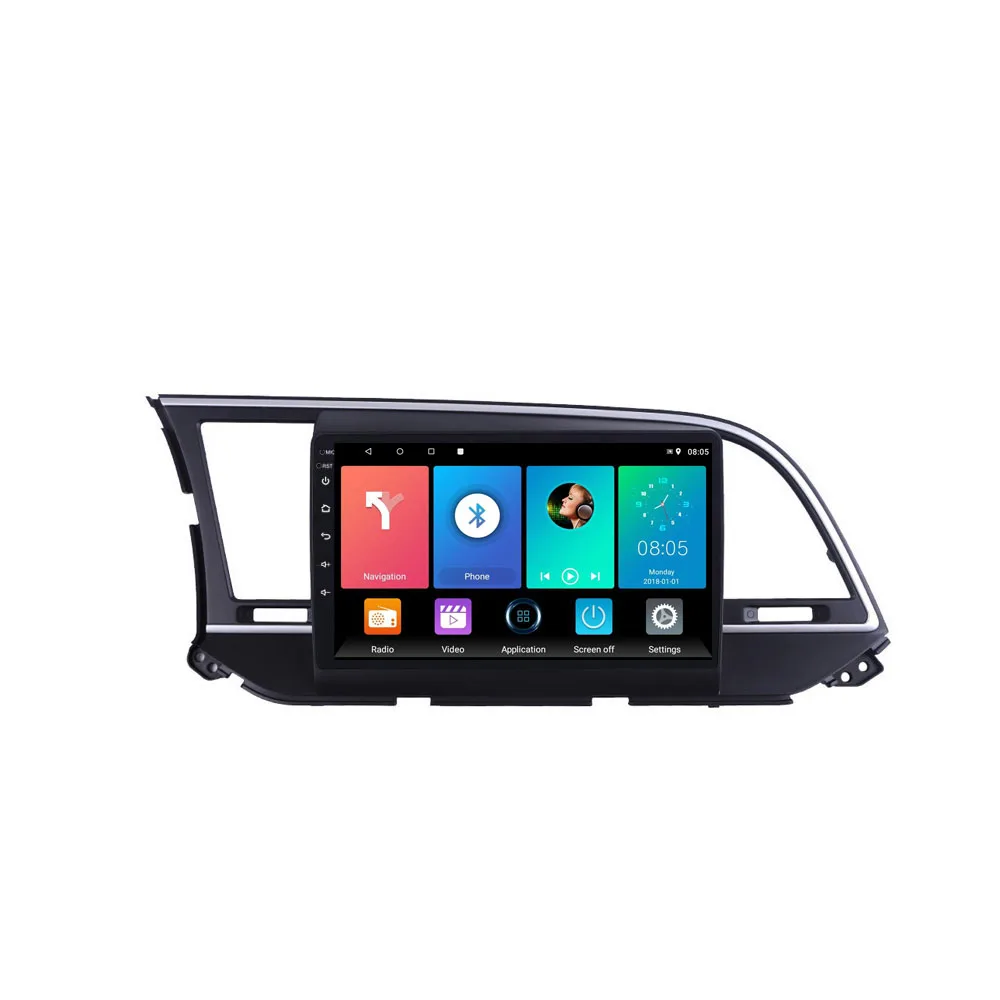 Автомагнитола для Hyundai Elantra 2016 2017 2018 2 Din Android 8 1 9 дюймов мультимедийный видеоплеер