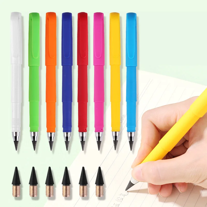 

Unlimited Writing Eternal Pencil Environmentally Friendly No Ink Pen School Supplies Stationery Pencil Replaceable Pen