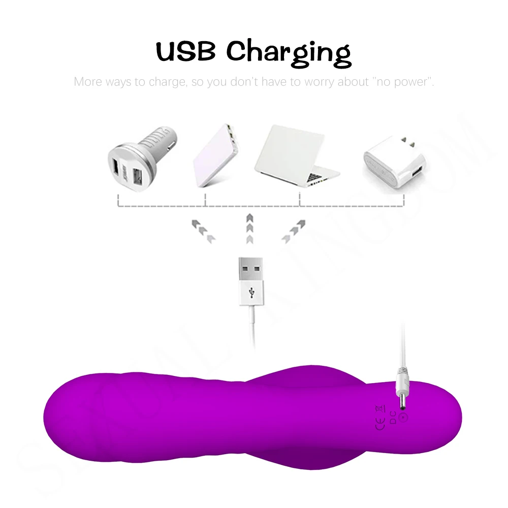 10-частотный фаллоимитатор для стимуляции клитора дилдо точки G вибратор с