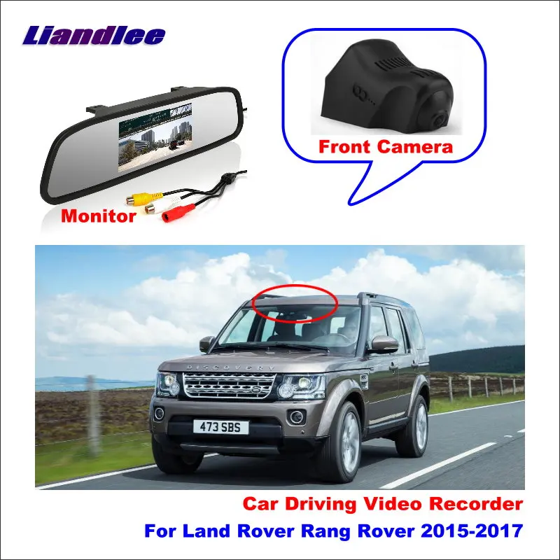 

Видеорегистратор Liandlee для автомобилей, с Wi-Fi, ночным видением, управлением через приложение, мобильный телефон 2015-2017