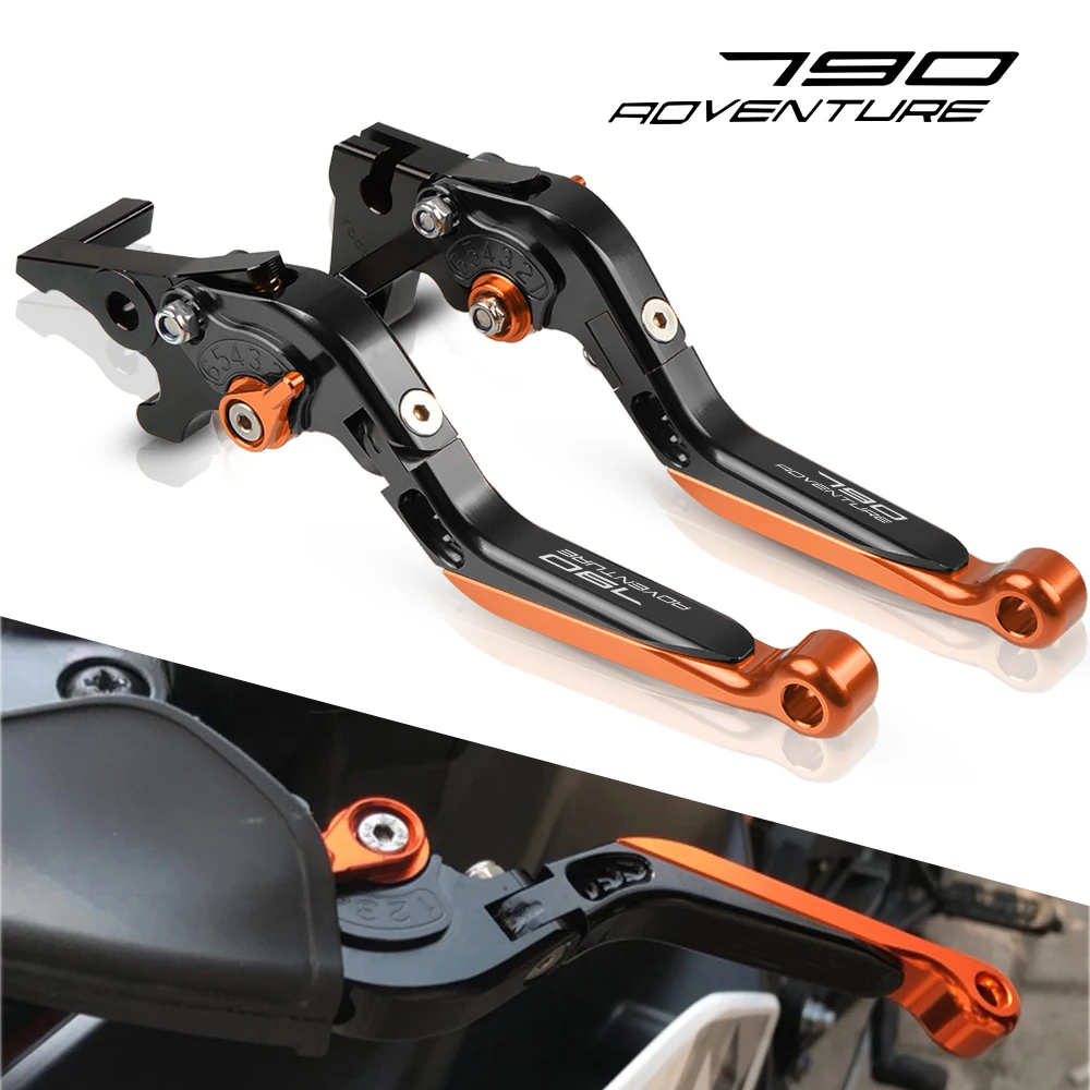 

Рычаги для мотоциклетного руля 790 Adventure R 790 ADV 2017-2020 2019, складной ручной тормоз, выдвижные рычаги тормоза и сцепления