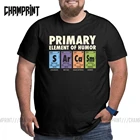 Мужская футболка с периодической таблицей юмора, 100% хлопок, забавная, научная, саркастическая, начальная, мужская, ts, химия, Футболка, большой рост, размера плюс