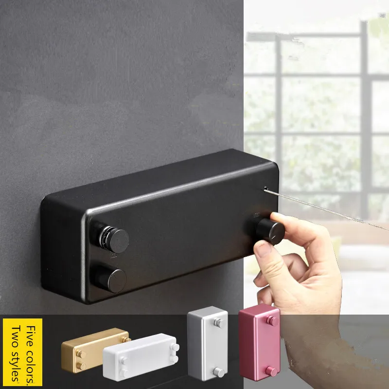 Сушилка для белья черная/Золотая/серебряная телескопическая двухрядная