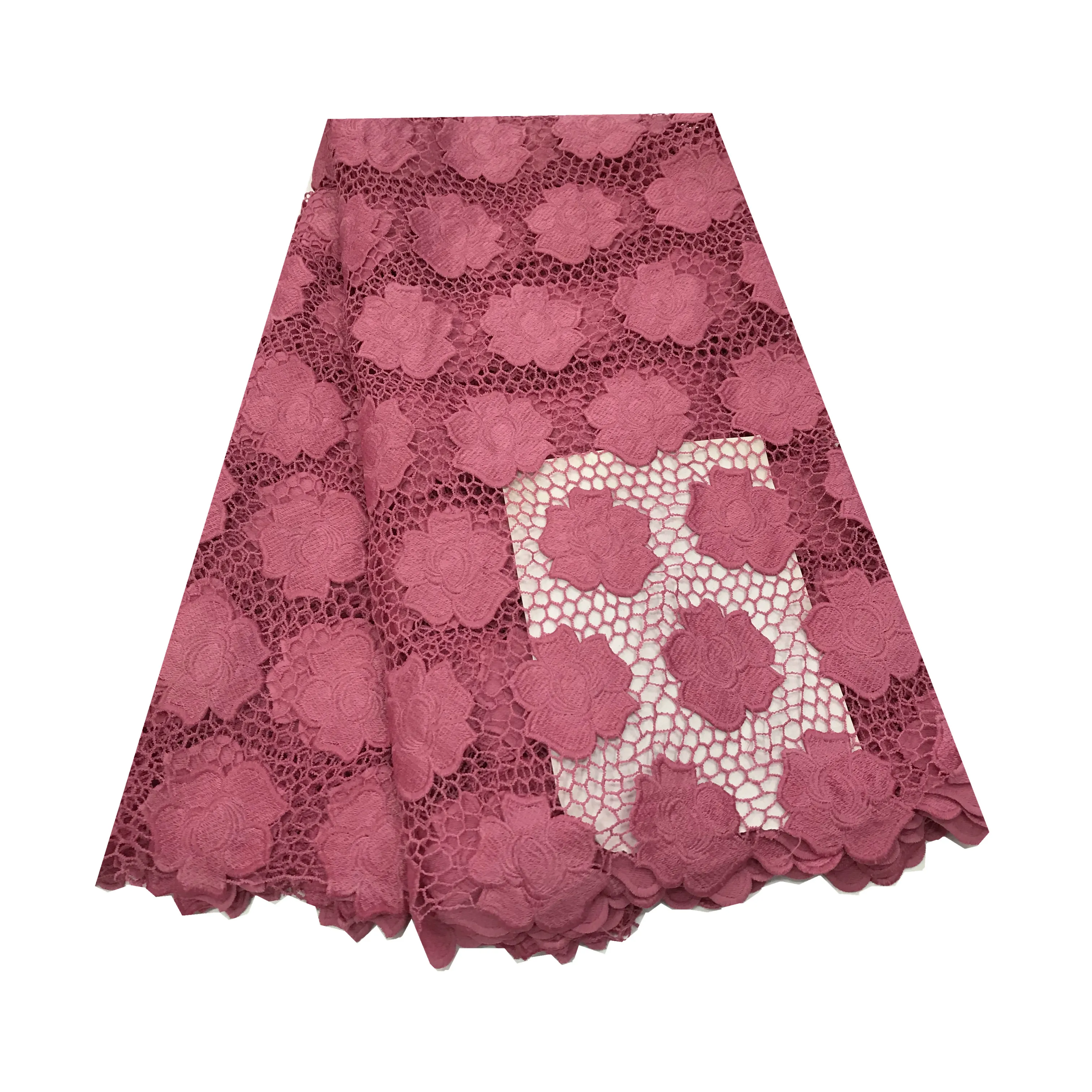 DIY Швейные материалы карамельный шнур кружева африканская ткань 100% хлопок белый