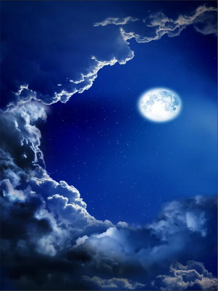 Индивидуальные большие росписи 3d картина стиль романтическое ночное небо яркая