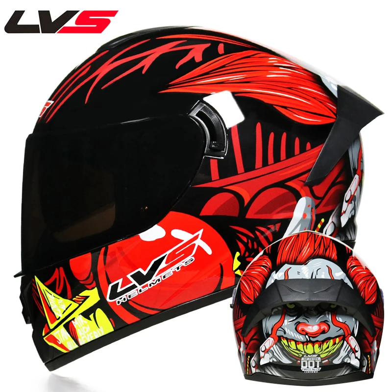 Мотоциклетный шлем capacete cascos Полнолицевые гоночные шлемы с двойным козырьком