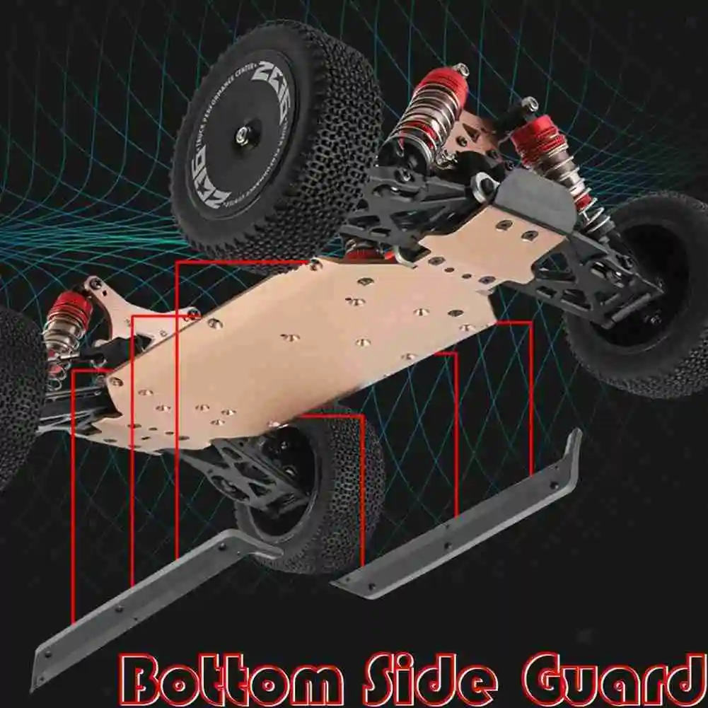 

124019-1824 Durable RC Car Bottom Side Guard Assembly For Weili 1:12 Scale 124018 Remote Control Car Accs Parts Original