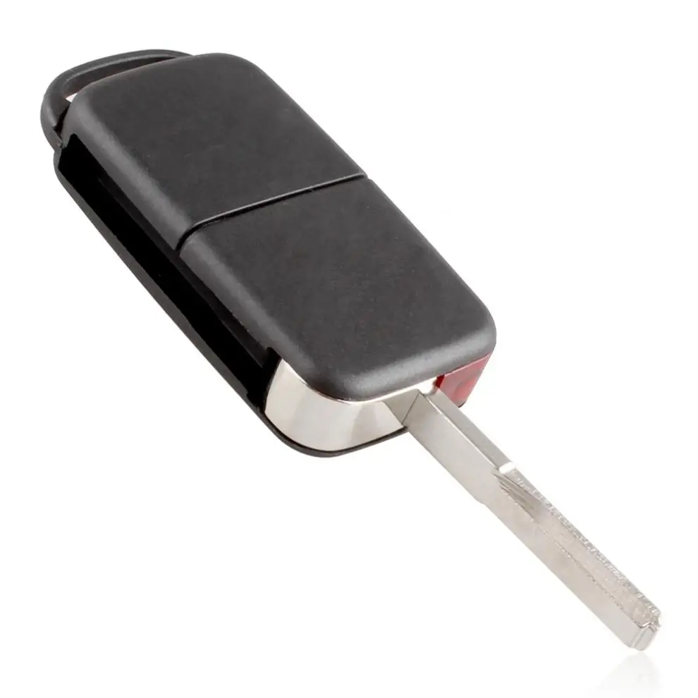Черный 1 кнопочный раскладной чехол для автомобильного ключа с дистанционным