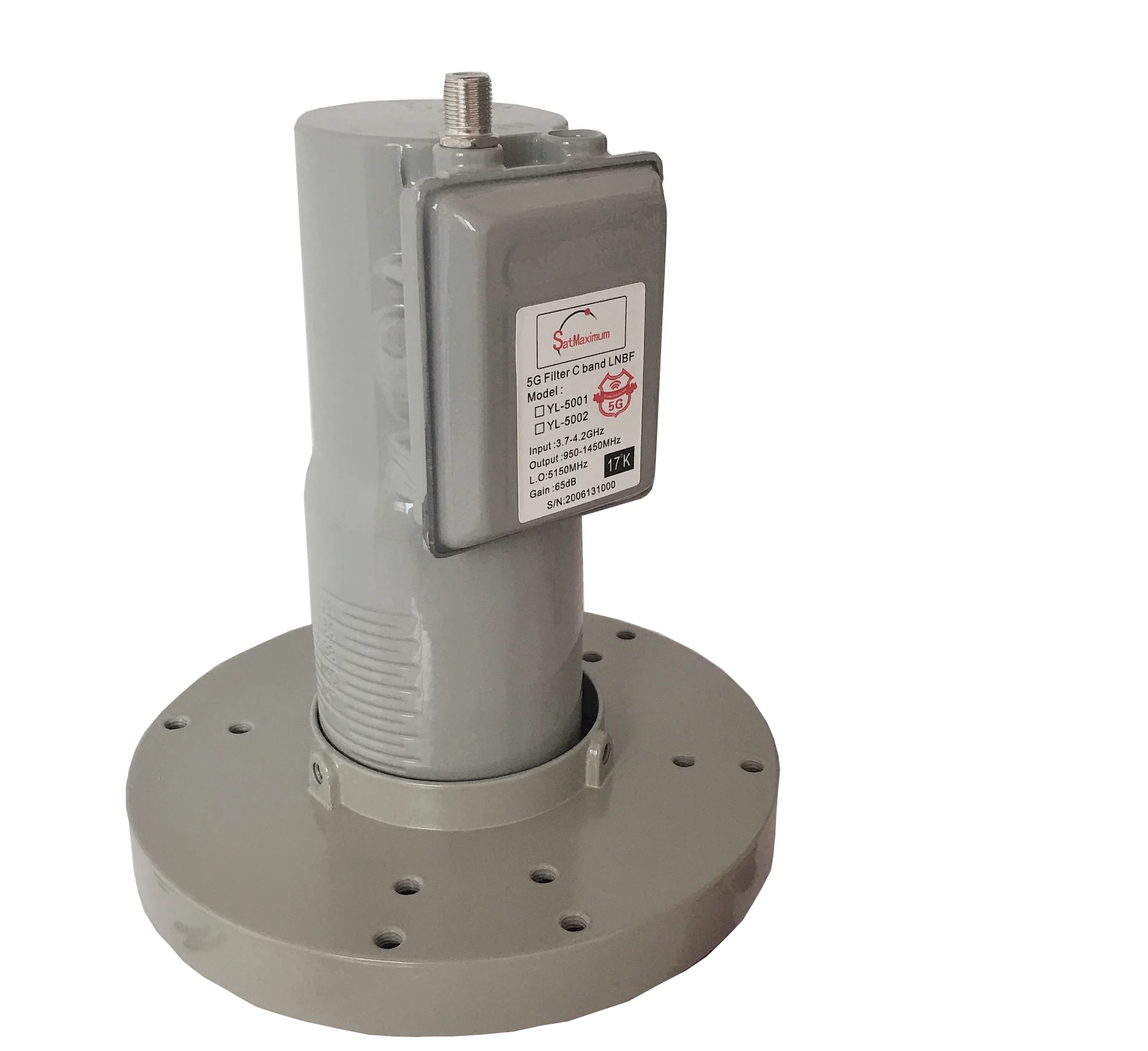 5G фильтр внутри C-диапазона одиночный выход двойная полярность LNB |