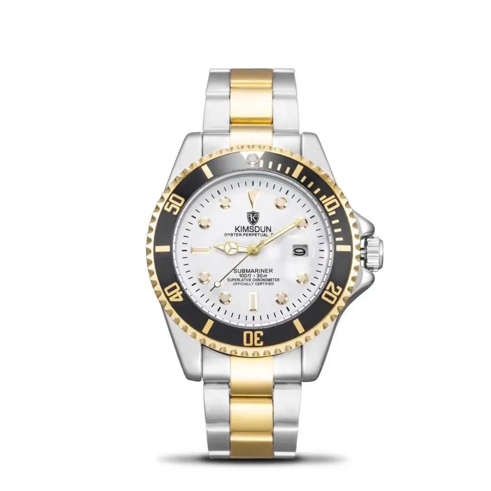 Горячая новинка Мужские Роскошные Модные Классические кварцевые часы KIMSDUN