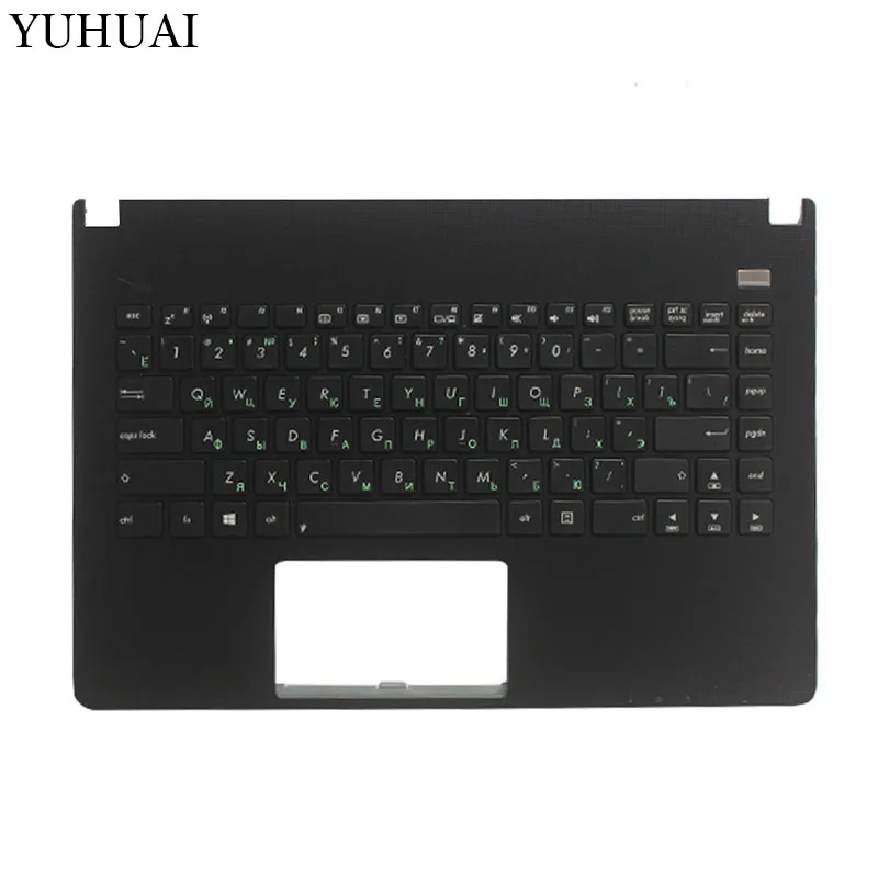 Новая русская клавиатура для Asus X401 X401A X401U черная с чехлом C и клавиатурой ноутбука