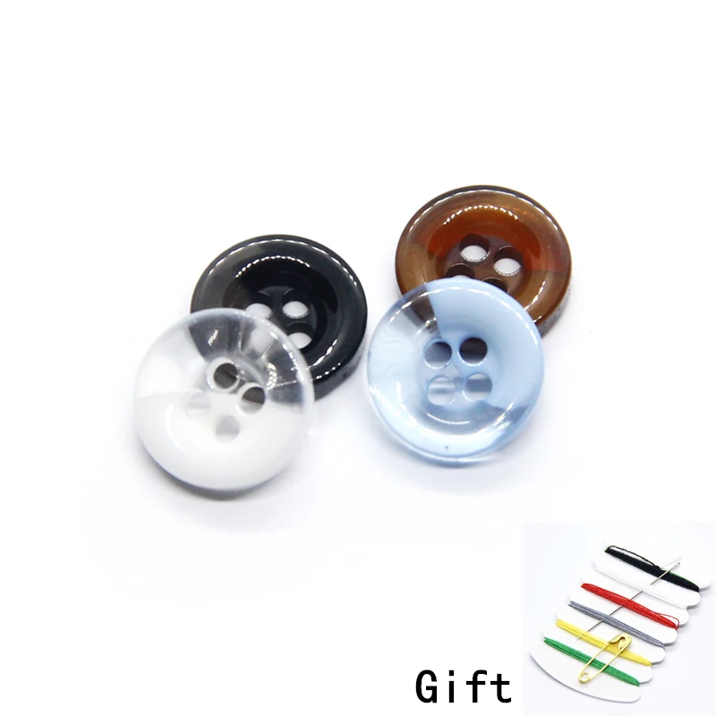 

9/10/11mm Transparent Small Shirt Buttons For Clothing Kids Baby Simple Quality Decorative Handmade DIY Accessorie Wholesale