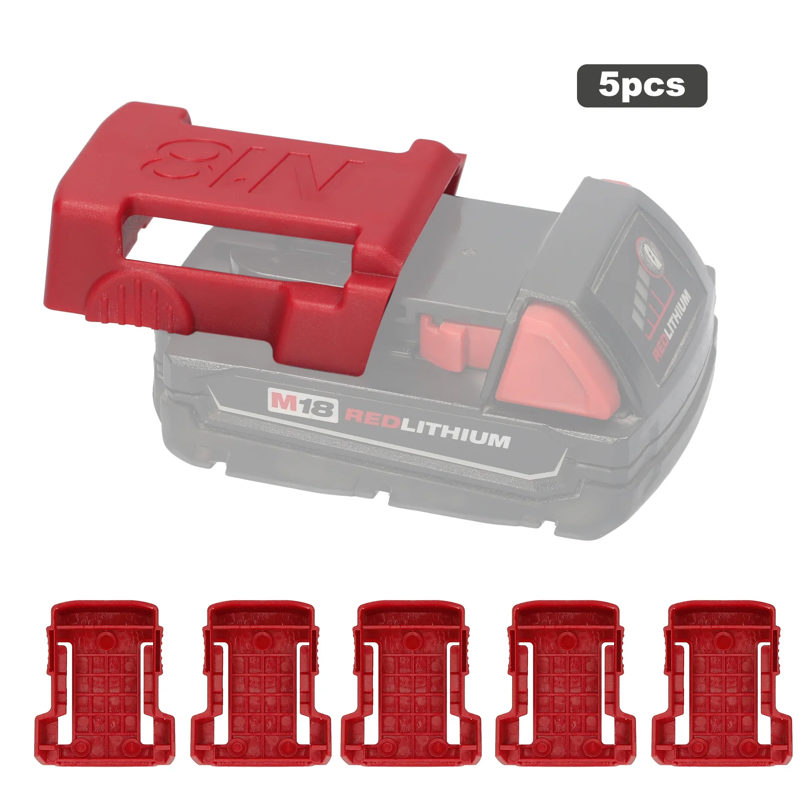 

KKmoon 5 шт. литий-ионные аккумуляторы для хранения кронштейн посвященный Батарея зажим Батарея крепление док-станция для запасные части для з...