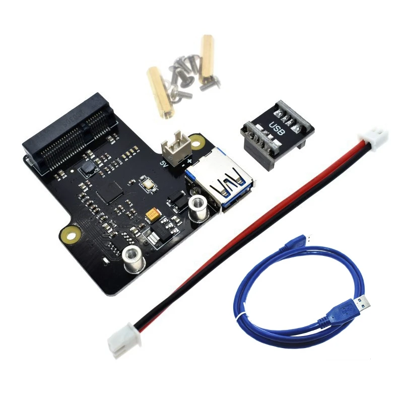 Плата расширения для SSD-диска mSATA Raspberry Pi X850 USB 3 0 поддерживает ТБ 3B +/3B | Компьютеры и