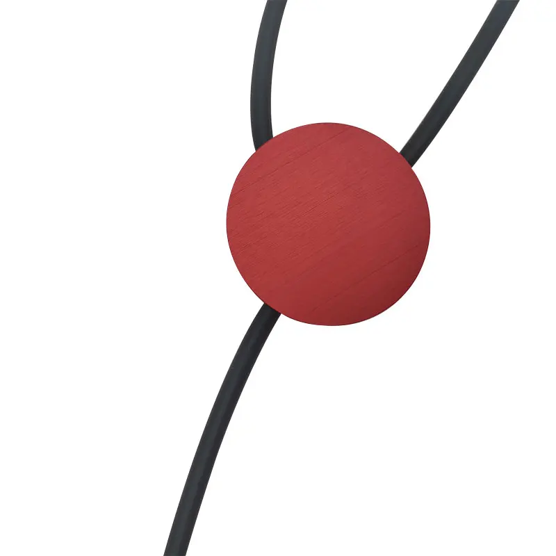 

YD&YDBZ New Style Aluminum Round Metal Short Necklace For Women Vintage Silicone Foam Statement Choker Punk Minimalist Jewelry