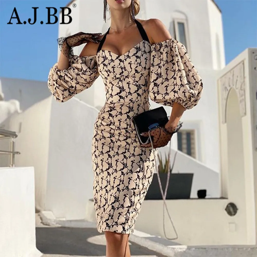 

2021 autumn new sexy print slim nightclub dress fashion square neck sleeveless ladies camisole short skirt