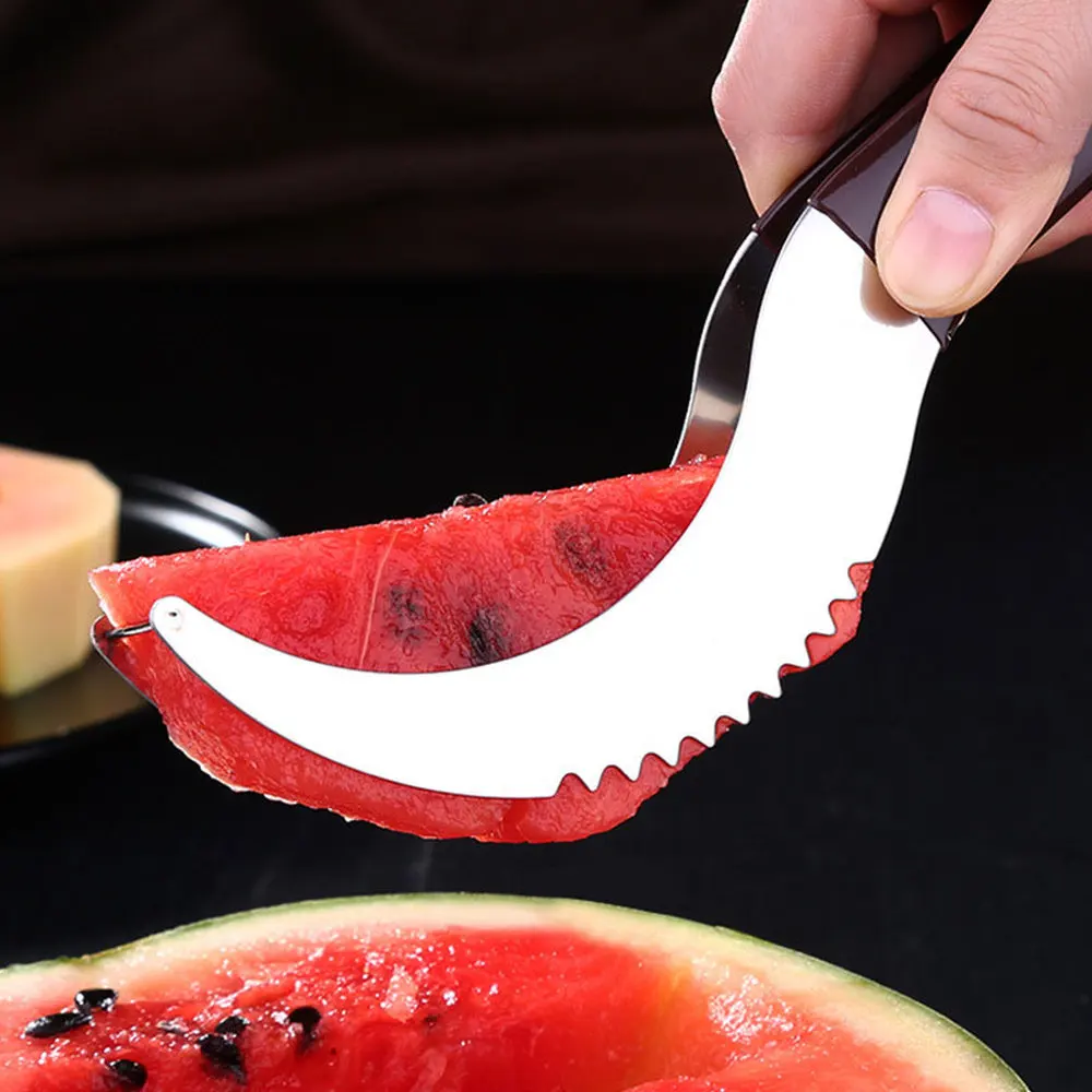 Арбузная ломтерезка и обслуживание идеально подходит для фруктов из нержавеющей