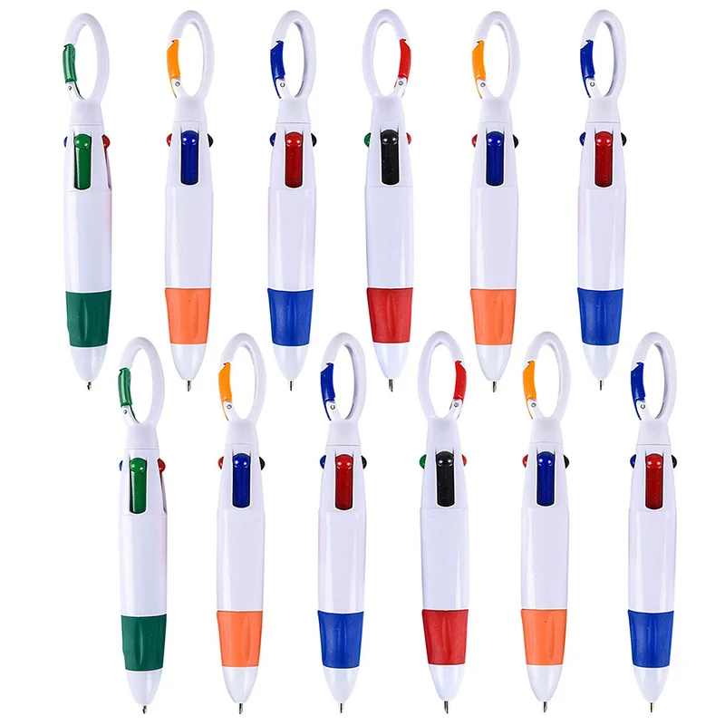 Выдвижные ручки-упаковка из 12 четыре неоновых цветных ручки в одном с