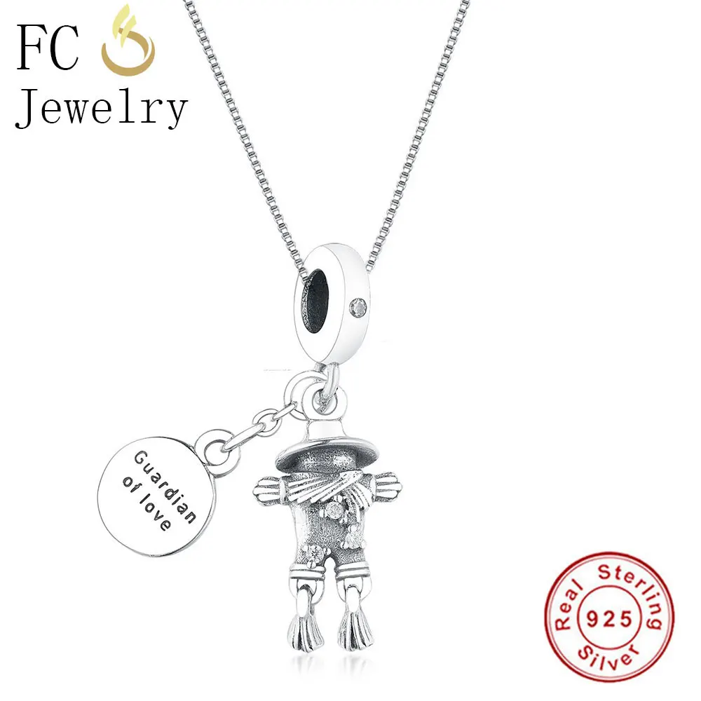 

FC ювелирные изделия из стерлингового серебра 925 пробы с надписью «Хранитель любви», подвеска, ожерелье, цепочка, европейские женские Чокеры,...
