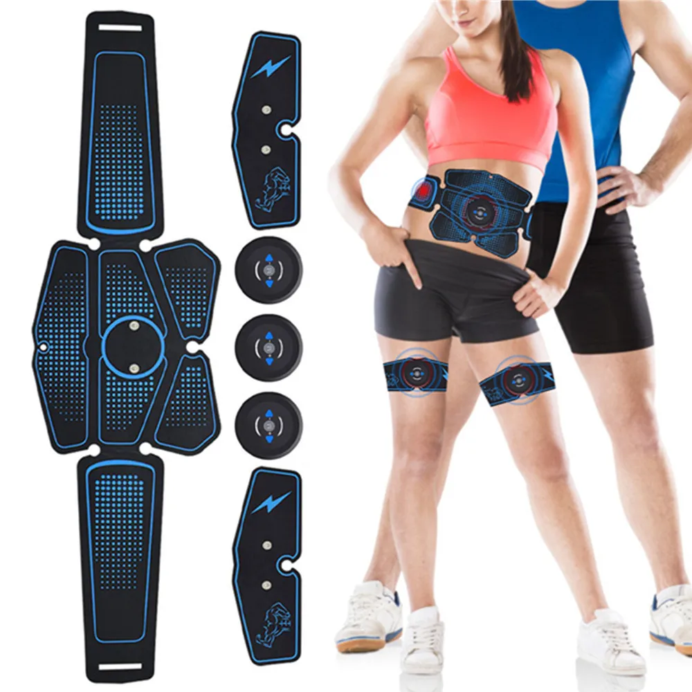 

EMS Wireless Muscle Stimulator Abdominal Toning Belt Abdominal Muscle Trainer Exerciser Body Muscle ABS Fitness Gym Equipment