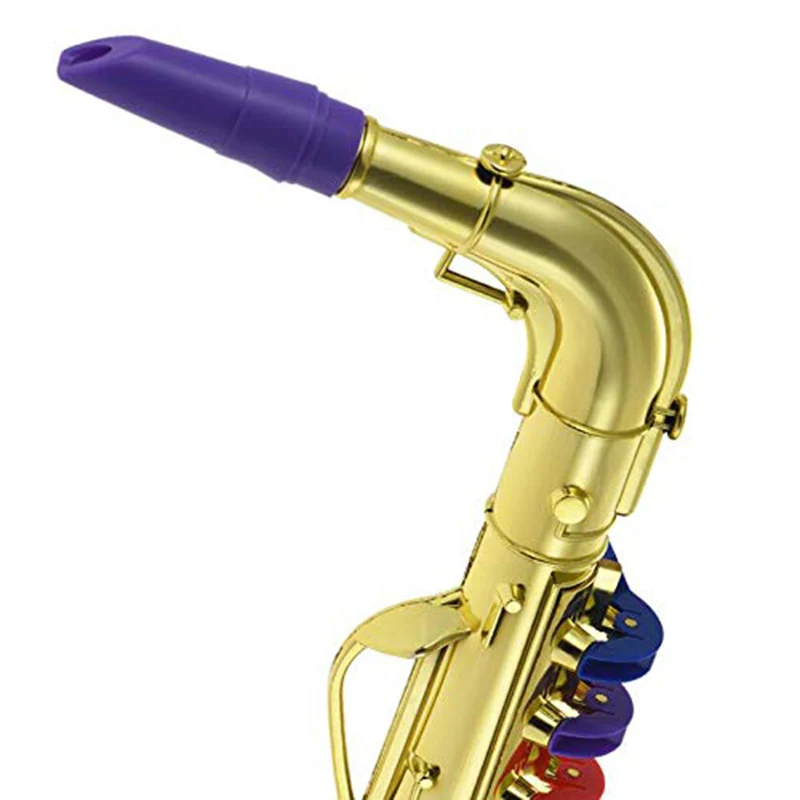 Saxophone Musical Instrument Props Music Playing Tool Children Simulation for Kids Child Gift Gold | Спорт и развлечения
