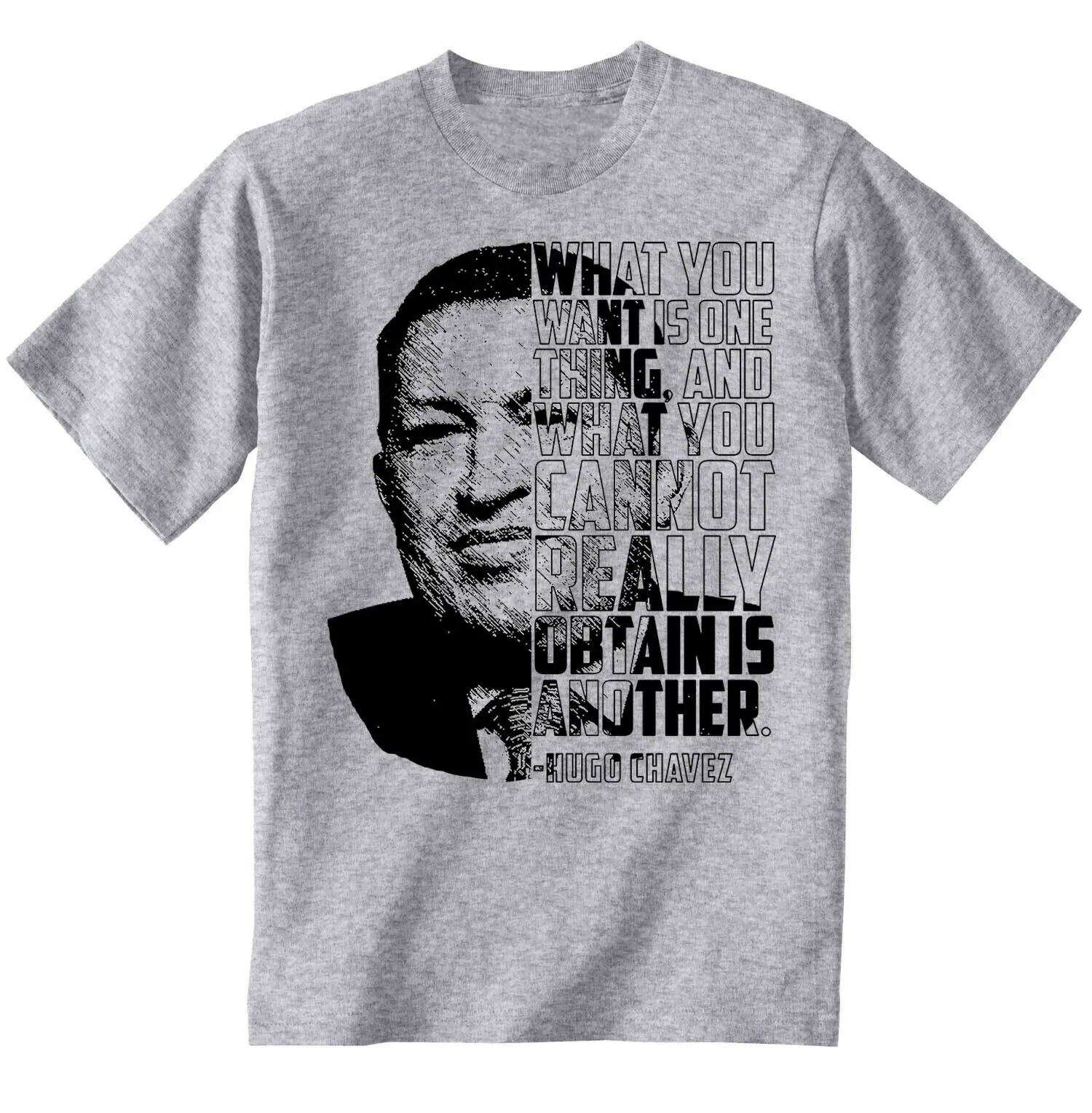 Новинка серая хлопковая Футболка Hugo chont-What You Want |