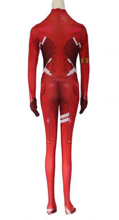 Женский костюм для косплея Darling in the Franxx 02 Zero Two облегающее боди на Хэллоуин