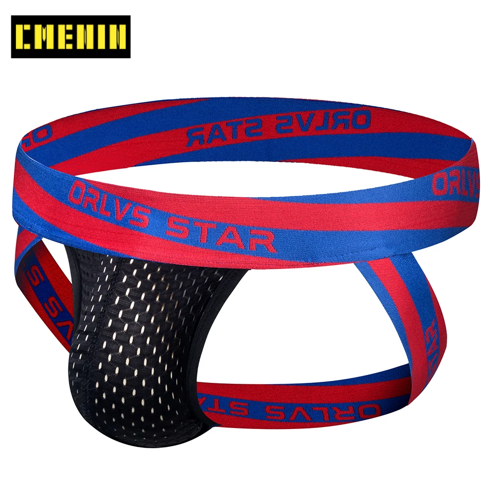 Трусы джоки мужские из дышащего хлопка стринги пикантное удобное нижнее белье