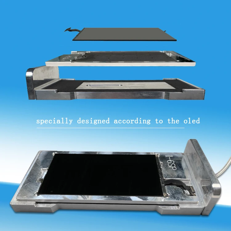 Sameking lcd восстанавливающая поляризатор базовая форма клея для удаления основы для iphone