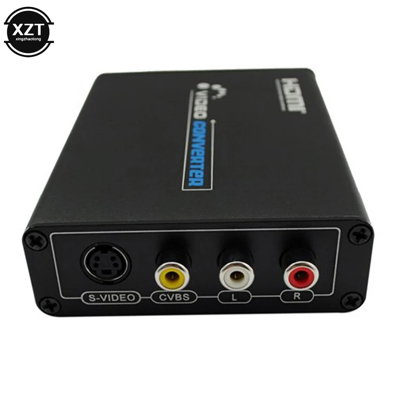 HDMI совместим с AV S Video CVBS видео преобразователь HD 3RCA PAL/NTSC Переключатель в SVIDEO