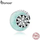 Bamoer 925 пробы серебро снег и лунный свет Шарм Пробка подходит для оригинального серебряного браслета европейский ювелирных изделий SCC1653