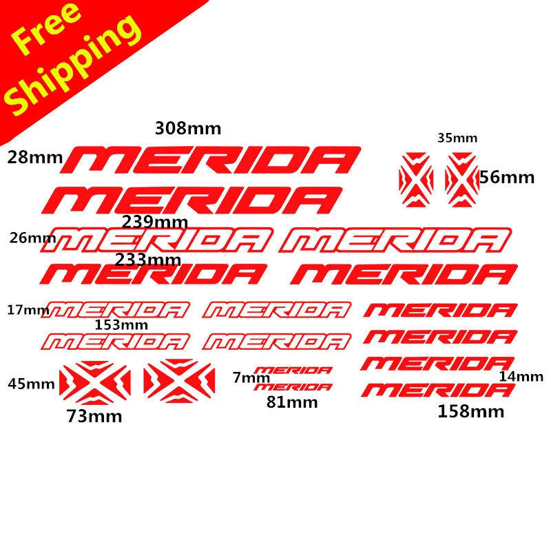 Наклейки на раму велосипеда MERIOA велосипедная наклейка для горного бесплатная