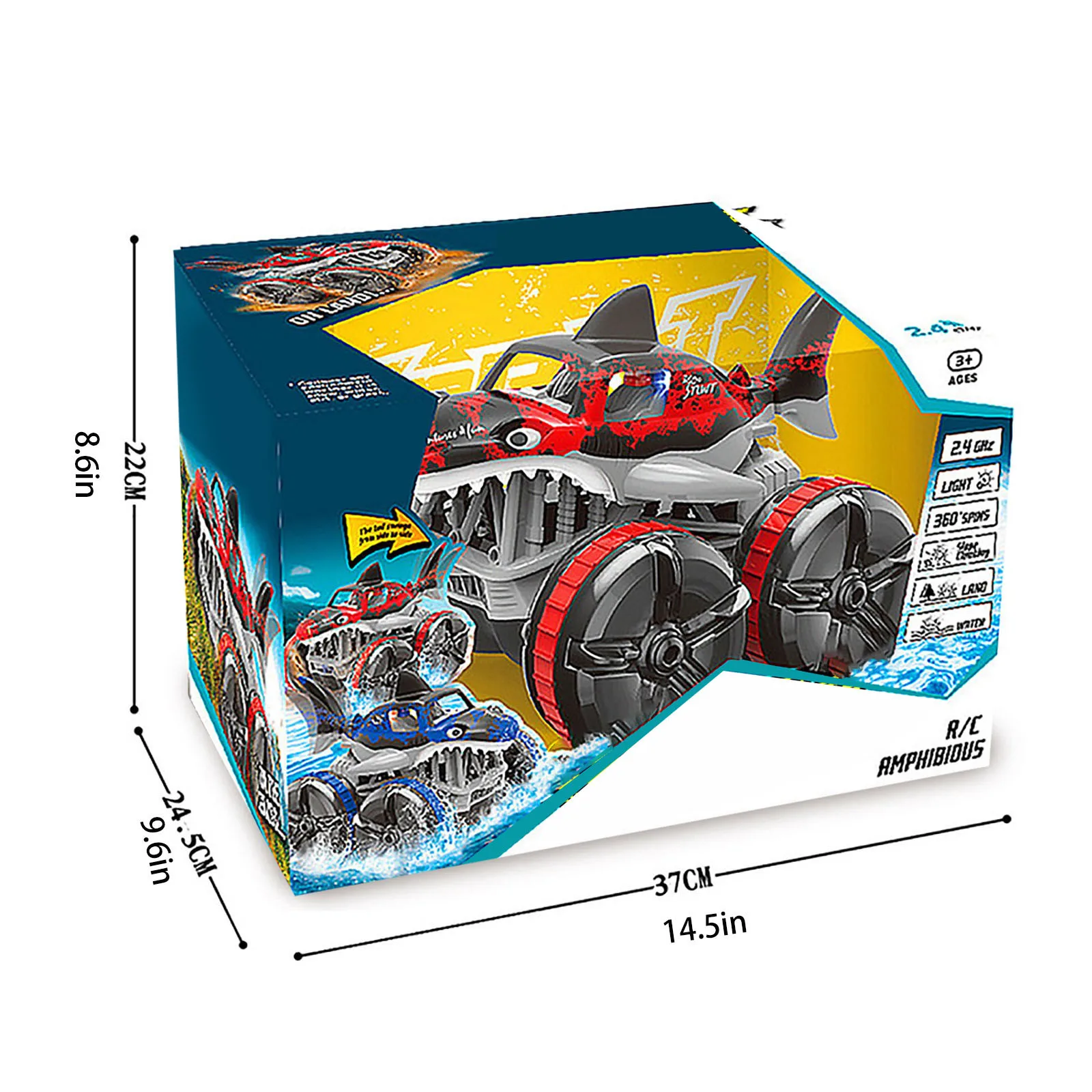 

New 2.4GHZ LED Waterproof Long Distance Remote Control Complex Environment Driving RC Car RC Drift Kids Gifts Machine on Control