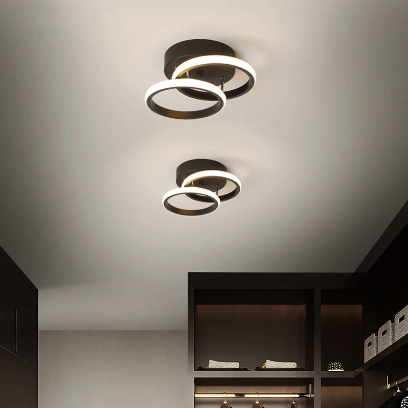 Современная Минималистичная маленькая люстра светодиодный потолочный