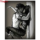 Вышивка крестиком для влюбленных, вышивка крестом, алмазная живопись, Полная площадь, круглая Алмазная вышивка, портрет, Алмазная мозаика, декор для спальни